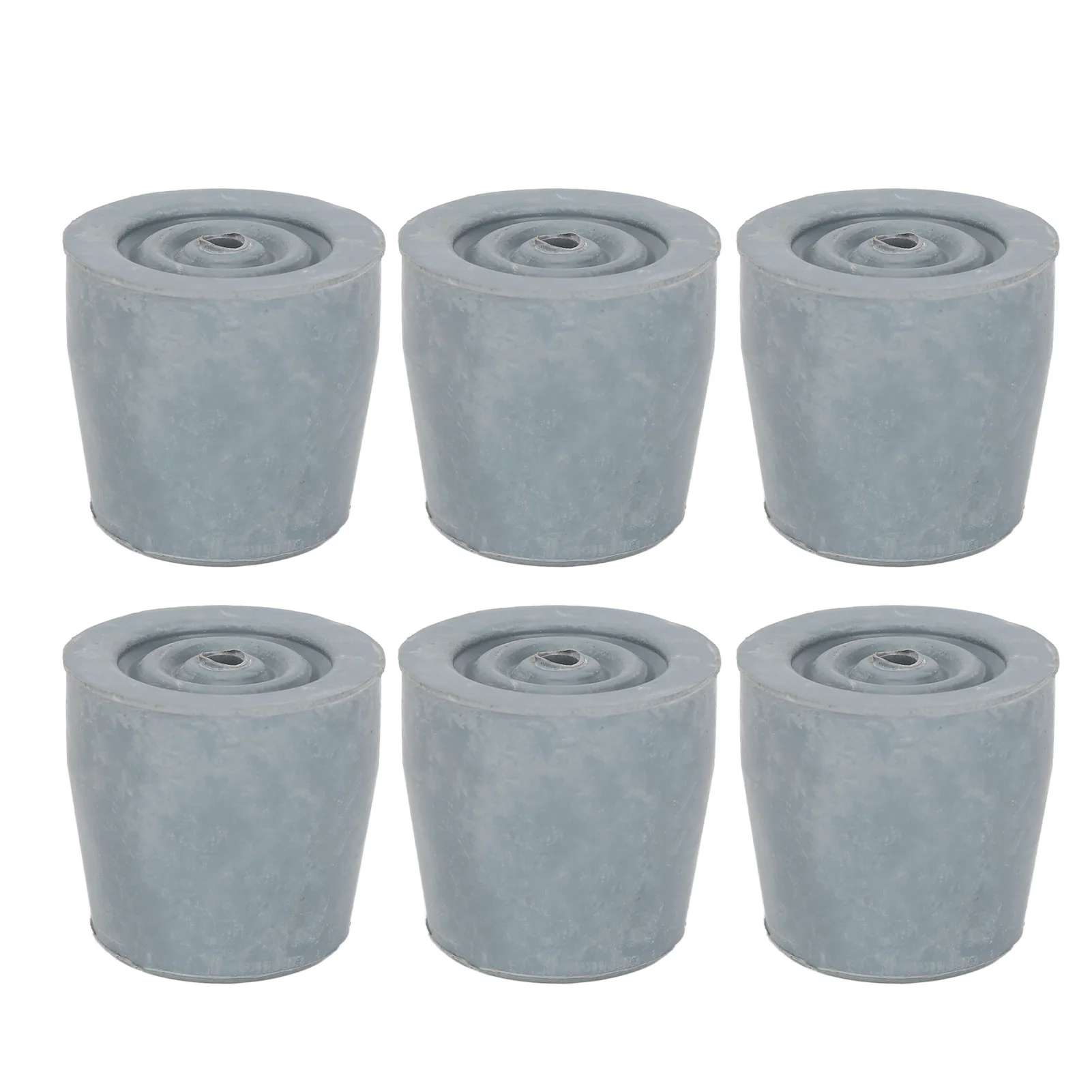 10pcs Rubber Crutch Tip Gray Non Slip Traction Base Walking Cane Walker Tip Replacement for Canes Accessory Inner Dia 28mm Walking Stick Ferrules