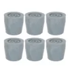 10pcs Rubber Crutch Tip Gray Non Slip Traction Base Walking Cane Walker Tip Replacement for Canes Accessory Inner Dia 28mm 4