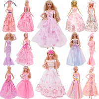 Pop Pink Doll Clothes Set ,Fashion Coat,Pants,Dress, For 11.8 Inch Barbis Dolls&BJD Doll Accesories,Toys For Girl's Gifts 1