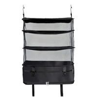 Portable Hanging Travel Luggage Organizer, Foldable Compartment Hanging Wardrobe, Travel Essentials. 2