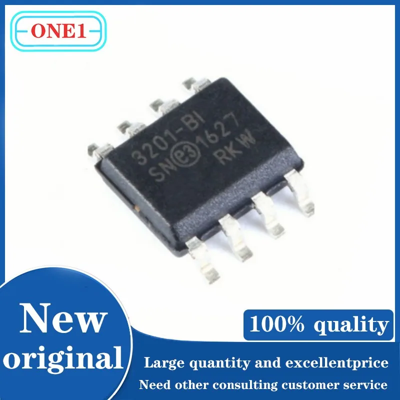 

1PCS/lot New original MCP3201-BI/SN 3201-BI 2.7V~5.5V 12 100kHz SPI SOP-8 Analog To Digital Converters (ADCs) ROHS