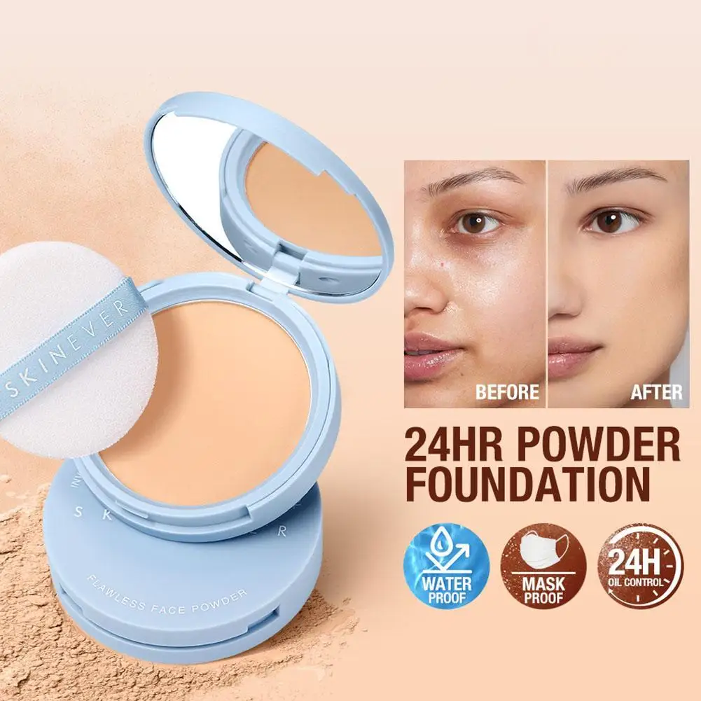 

Mist Matte Powder Natural Oil Control Concealer Makeup Powder Delicate Silky Last Brighten Waterproof Sweatproof Facial Makeup