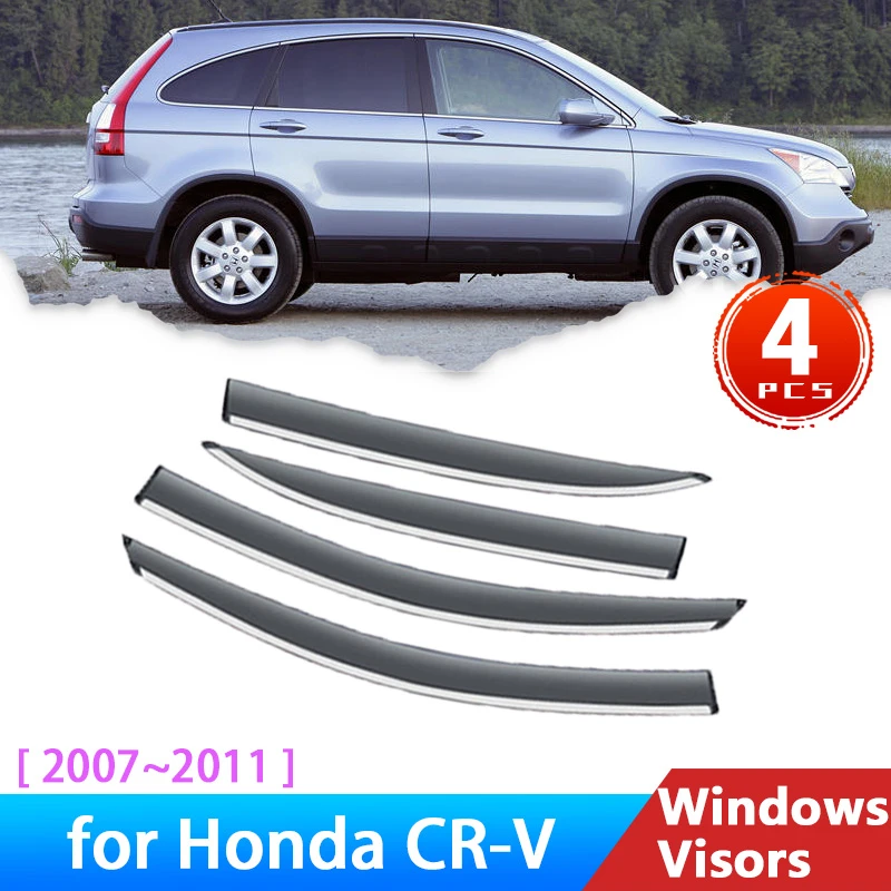 Deflectors For Honda Crv Crv Cr V 20072011 2008 Accessories Car Side