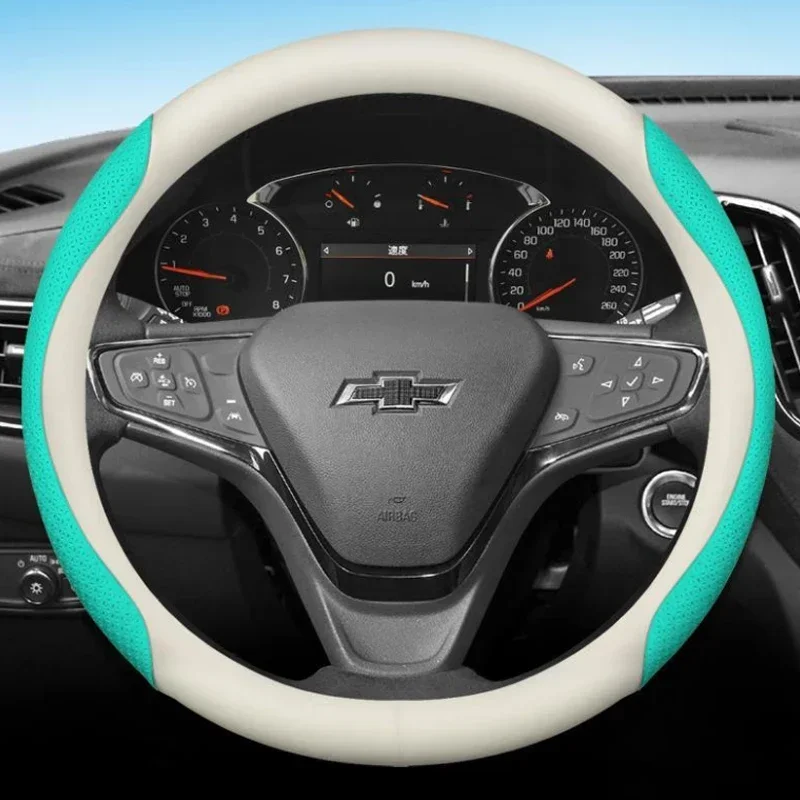 Premium Leather Steering Wheel Cover - Universal Fit