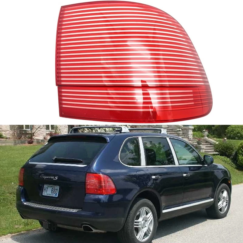 

For Porsche Cayenne 2003 2004 2005 2006 Car Accessories Tail Lamp Cover Taillight Shell Brake Lights Mask Turn signal lamp Cover