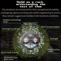 New Military Sports Smart Watch Men 100+ Sports Outdoor Fitness Compass Heart rate BT Call Waterproof Smartwatch For iOS Android - Image 3