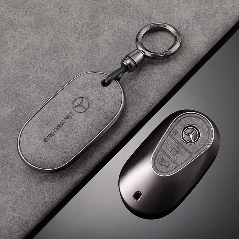 Key Case Cover Key Case Car Key Shell Flip Key Fob Shell TPU Car Smart Key Case Cover for Mercedes Benz C E S Class GLC W206 W223 W214 E300 C260 C300 S450 S500 S400