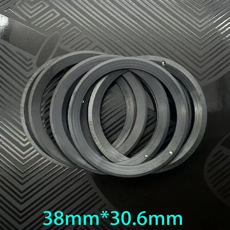 Imitation Carbon Fiber Curved Ceramics Bezel Insert