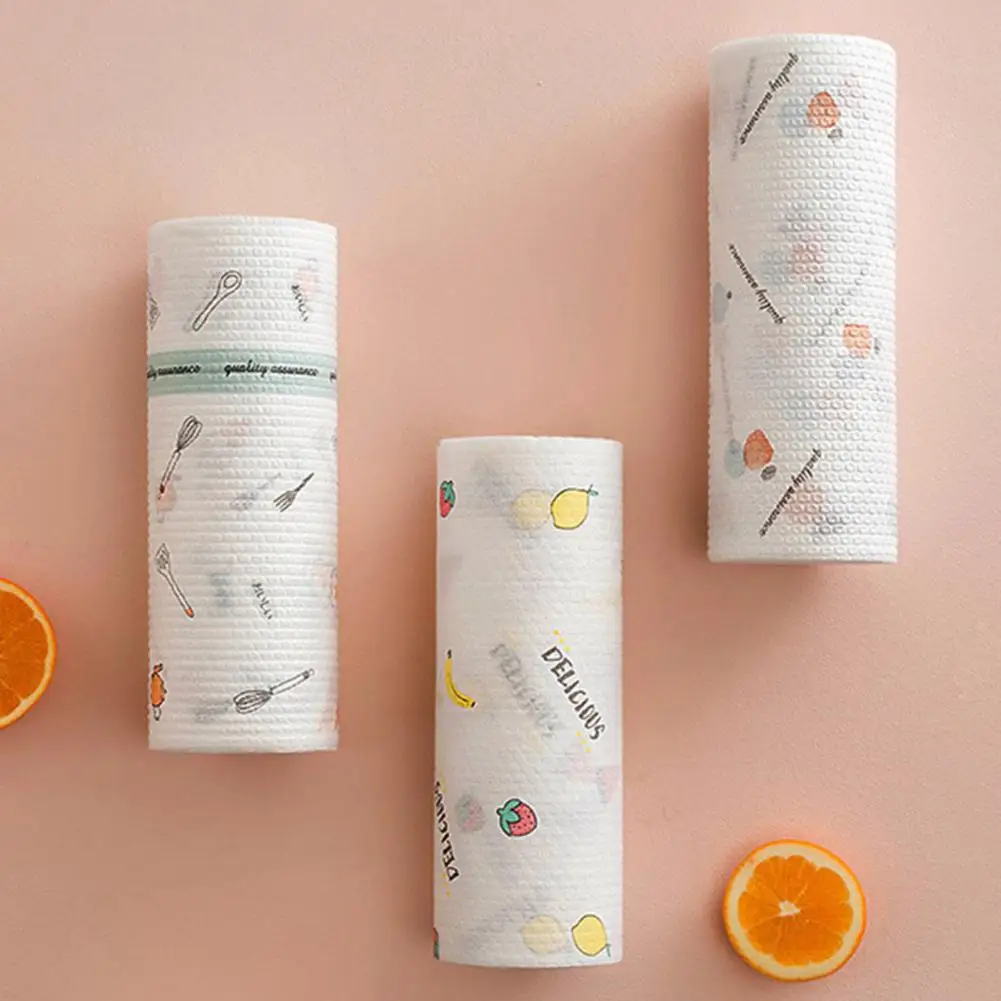 Food Grade Kitchen Paper Towel Roll Dual Use Dishwashing Cloth