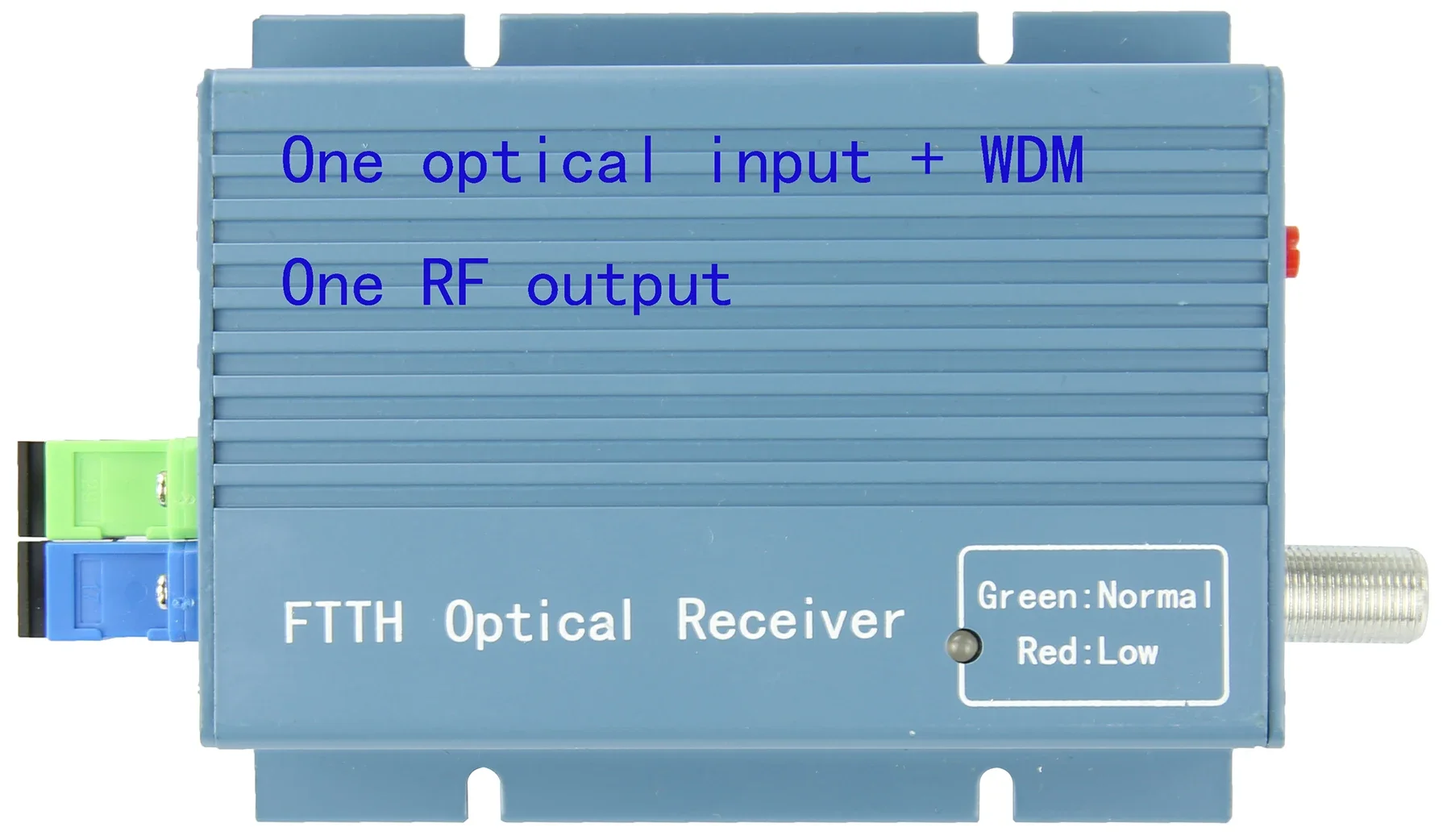free shipping FTTH  optic receiver, SC/APC optical signal to RF signal converter, 1550NM optical receiver