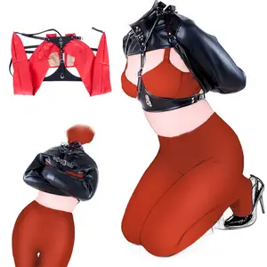 Kit BDSM de bondage sexuel pour couple, jeu SM avec menottes, sangles de  lit, longueur réglable, 3 apprentis, installation rapide - AliExpress