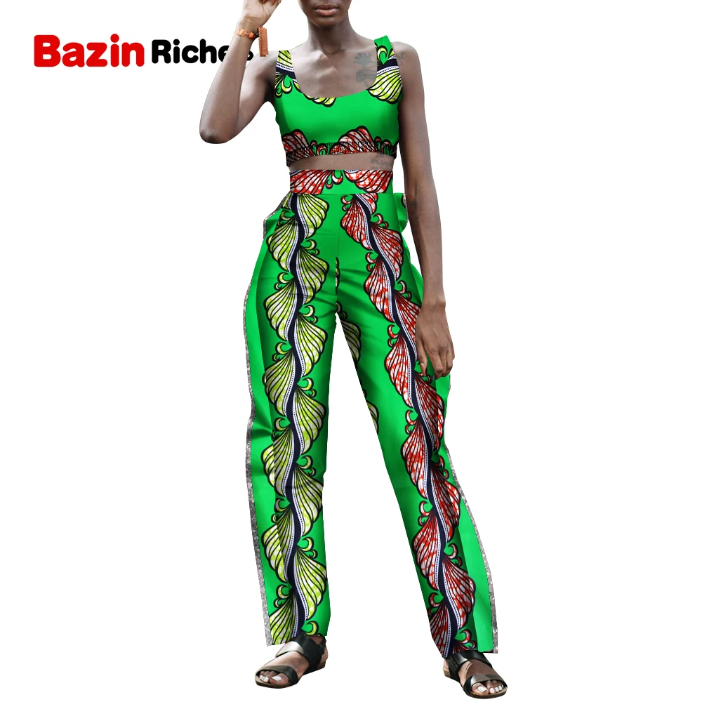 Women's Summer African Loose Trousers Two-piece Suits