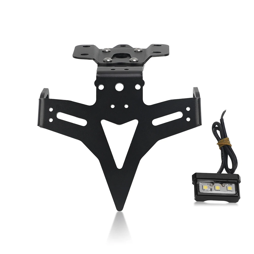 2023 야마하 MT-07 FZ-07 테일 깔끔한 2013-2022 오토바이 리어 펜더 등록 브래킷 번호판 거치대, 2024 MT 07 MT07