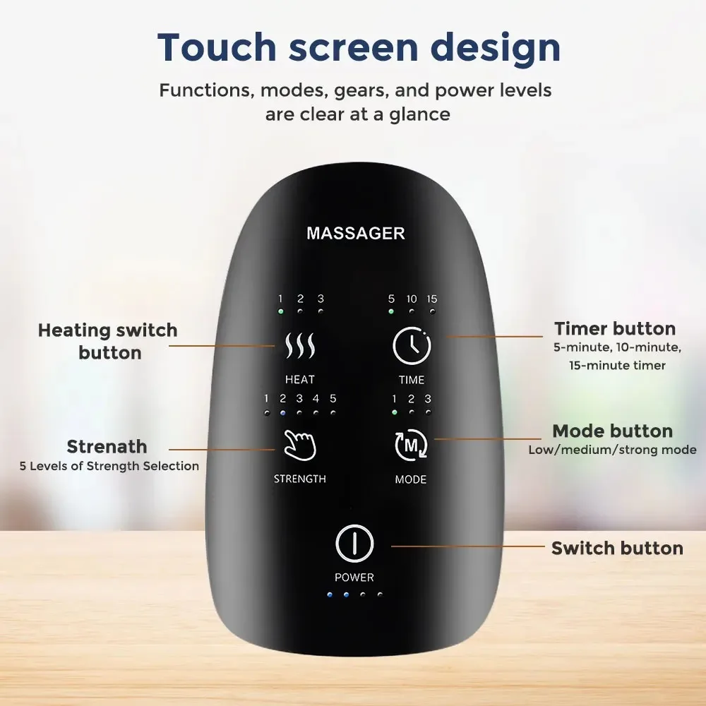 Hand Massager Relieve Fatigue Hand massager Heating palm beauty Air Compression Hot Compress Finger pressure Electric