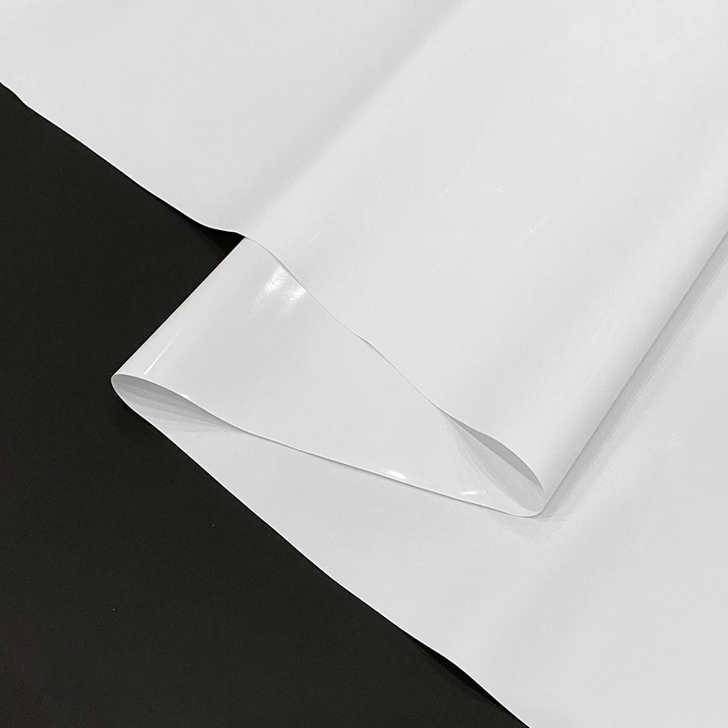 Black And White Mirror Different Thicknesses TPU Synthetic Leather Fabric, accessories for upholstery/notebook covers/DIY crafts