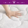 Queen Size Hybrid Mattress in a Box, Pocket Springs for a Cool Sleep,Pressure Relief, Medium Firm Feel with Motion Isolation 3