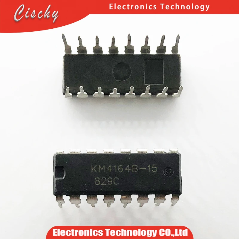 10pcs KM4164B-10 64K X 1 BIT DYNAMIC RAM WITH PAGE MODE DIP16 Chip