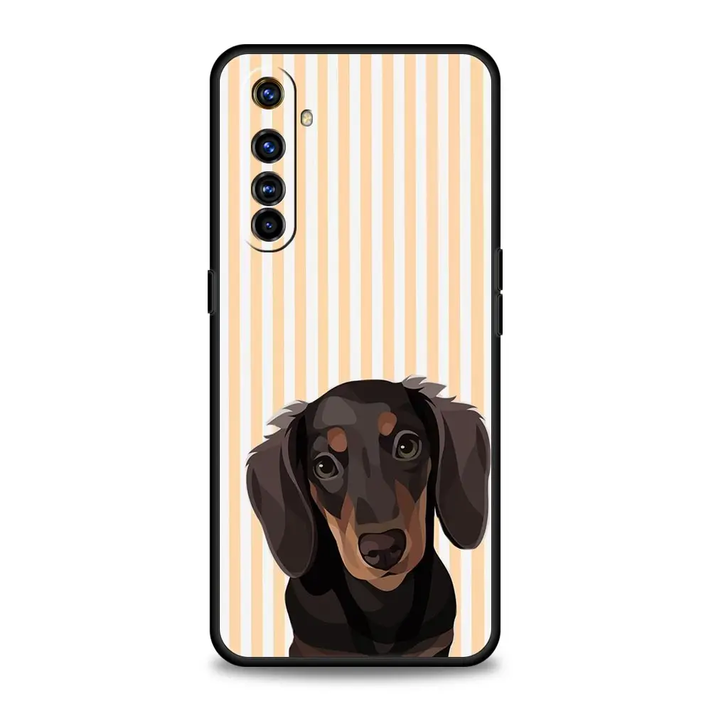 Cute Dachshund and Bulldog Design Phone Case Cover