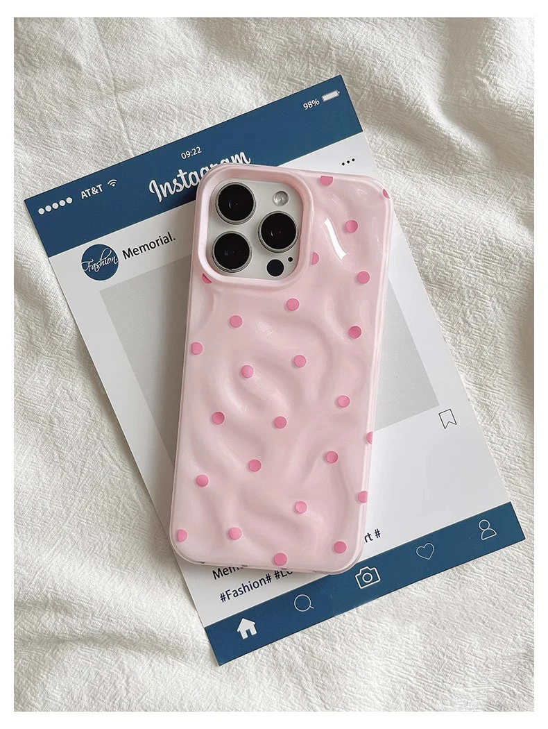 รูปสินค้า เคสจุดดำสุดเท่ ปกป้อง iPhone ได้ทุกรุ่น