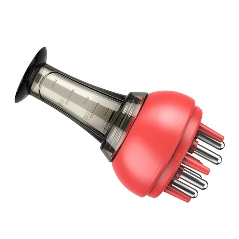 Anti Hair Loss Scalp Care Tool Easy to Use Liquid Dispenser with Guiding Massager Dropship