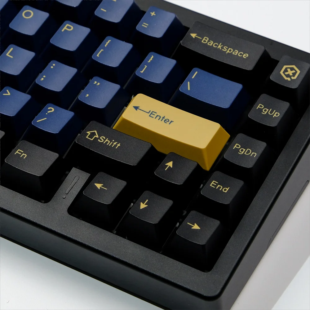 Gmk Samurai Azul Keycaps 170 Teclas Pbt Double Shot Perfil Cereja 61 64 68 87 96 980 104 108 Teclado Mecânico qx - Imagem 4