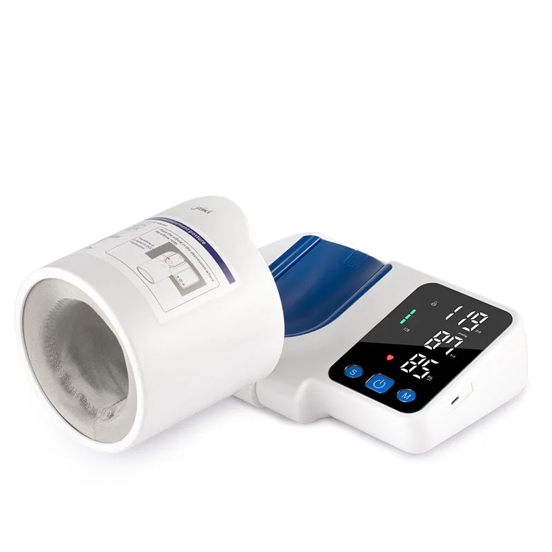 Sphygmomanometer Arm Barrel Blood Pressure Monitor Led 99*2 Memory Manometer Digital Bp Monitor Tonometer Heart Rate Detector