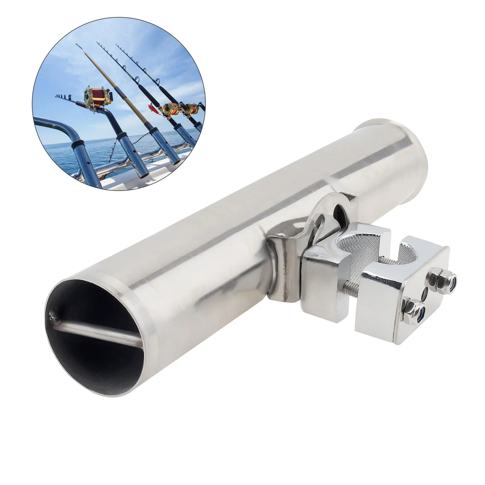 Soporte Para Cañas De Pescar, 2 Piezas, Ajustable 360°, Metal Resistente - Ideal Para Pesca En Orilla O Embarcación
