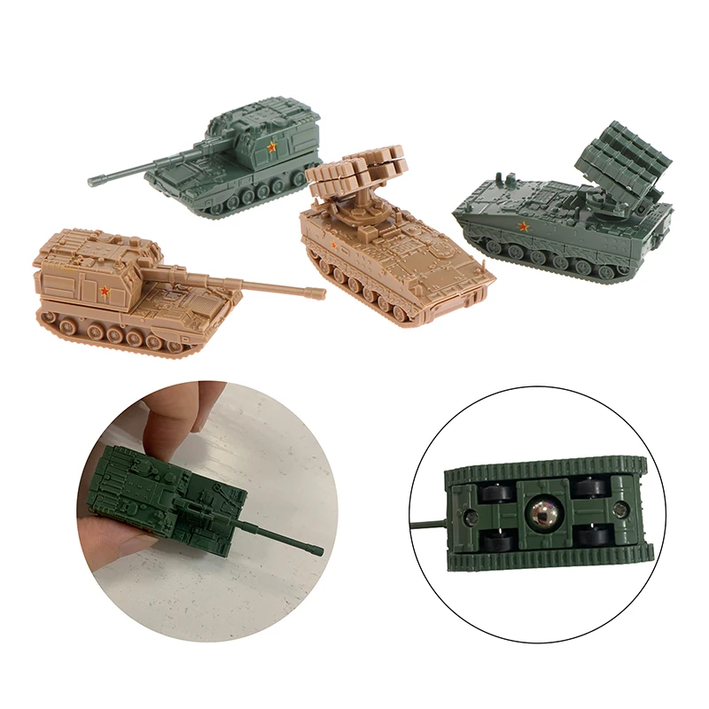 

1/4 шт. масштаб 1/144 4D PLZ05 танк-ховицер Красная стрела 10 ракетная машина простая сборка модели настольное украшение обучающая игрушка