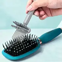 Hair Brush Cleaner Tool Detachable Comb Cleaning Brush for Air Cushion Comb Massage Hairbrush Hair Removal Gadget 1