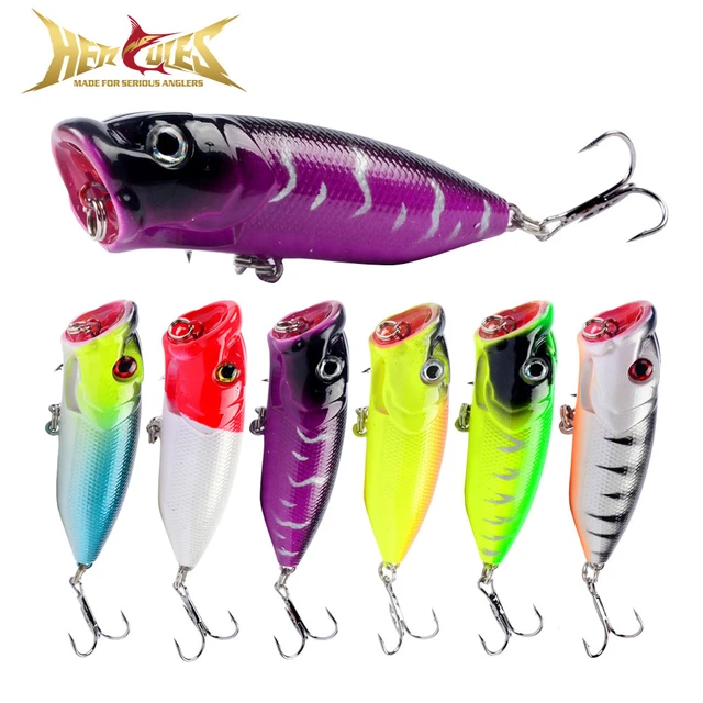 Hercules-fishing lure Popper for saltwater fishing, set of 6 parts