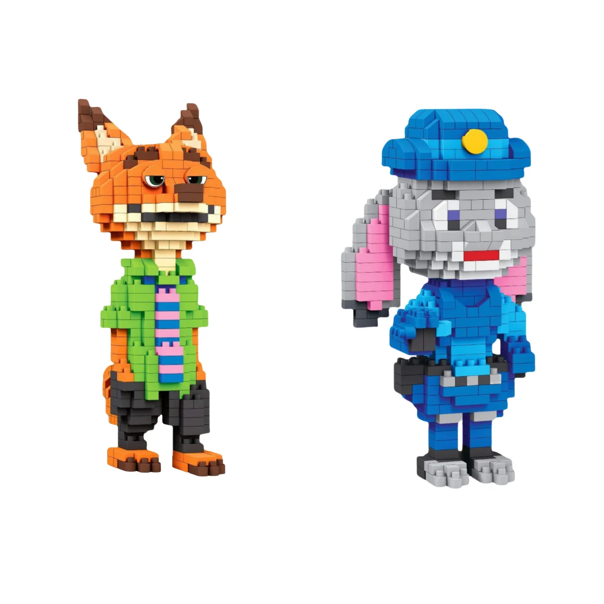 Set de blocs de construction Zootopie Nick Wilde & Judy Hopps