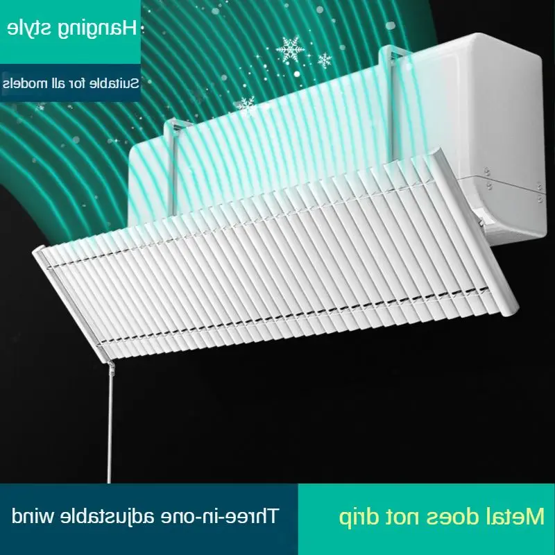 Aluminum Louvers Air Conditioning Windshield Antidirect Blowing Air Deflector Household Air