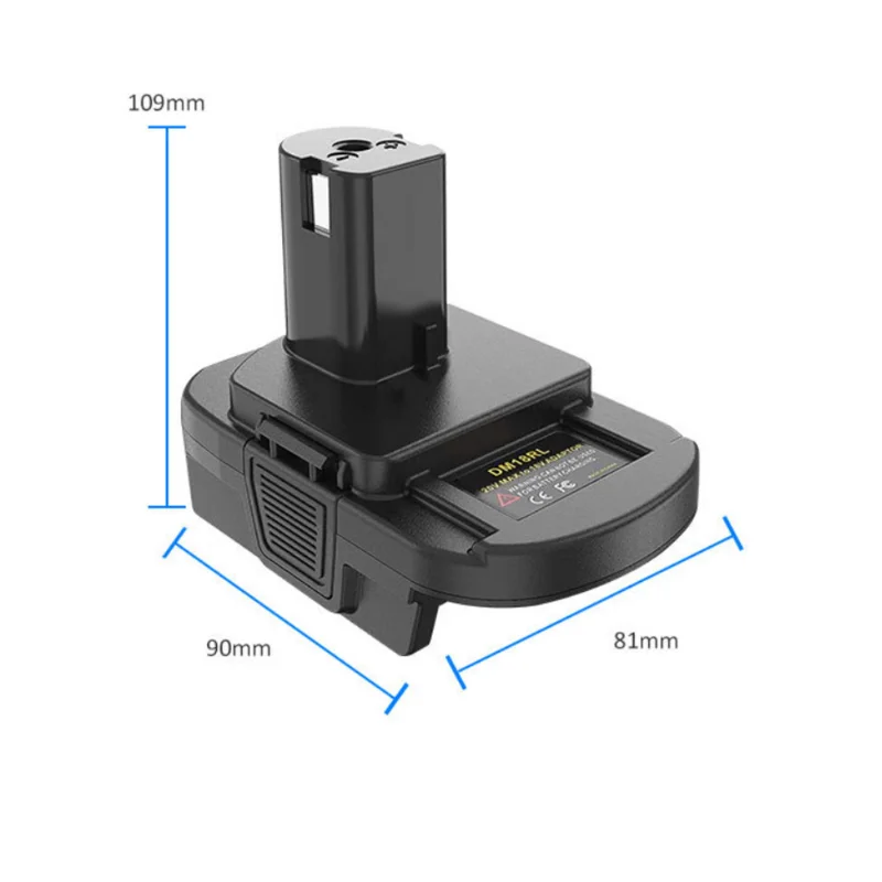 ZWINCKY Battery Converter Adapter For Dewalt For Milwaukee 18V 20V To RYOBI 18V Lithium&Ni-NH&Ni-CD Battery P108 P105