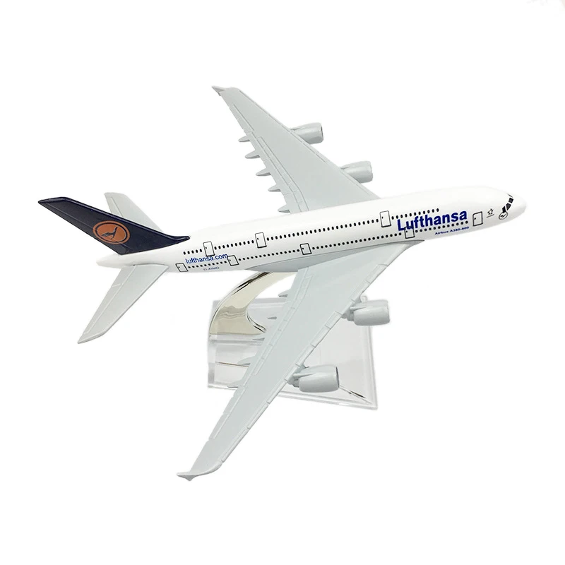 15CM 6 인치 다이 캐스트 합금 항공 A380 카타르 루프트 한자 영국 항공 컬렉션 친구 어린이 선물