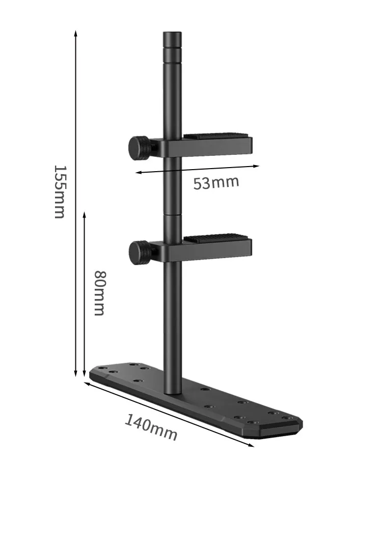 VC-3 Dual Pillar Graphics Video Card Bracket PC Case DIY Accessories Aluminum Al