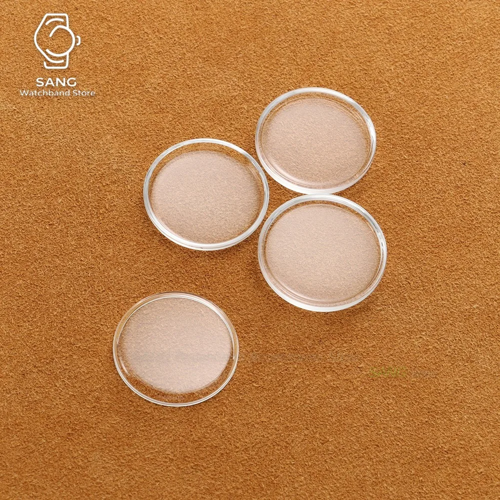 High-Quality Transparent Glass Watch Mirror - Clear Coated Repair Accessory