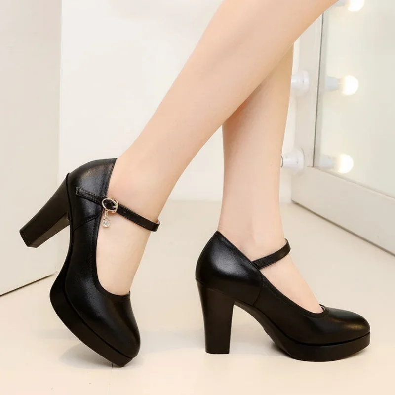 Fashion New Elegant/Comfortable Party Pu Wedding High Heels Spring/Autumn Rhinestone Sexy Prom Women's Shoes Zapatos Mujer 2