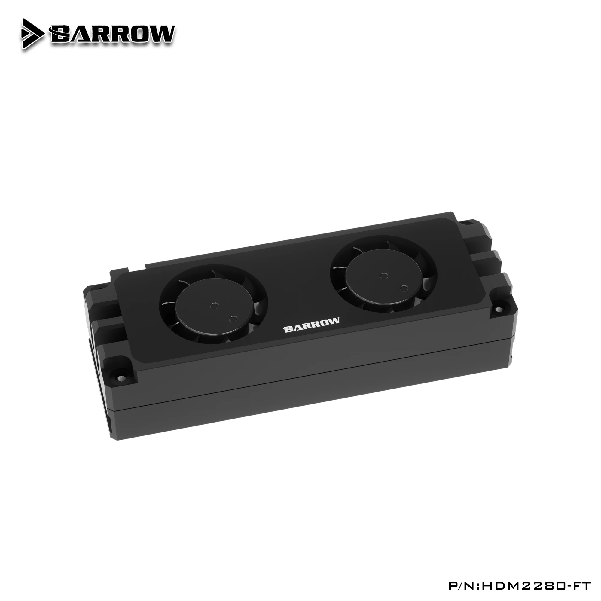 Carrinho de Mão M.2 Estado Sólido Disco Rígido Cooler Twin Turbo Ventilador Dissipador Calor Compatível Pcie Sata 22110 2280 Hdm2280-ft Ventiladores e resfriadores - Imagem 4