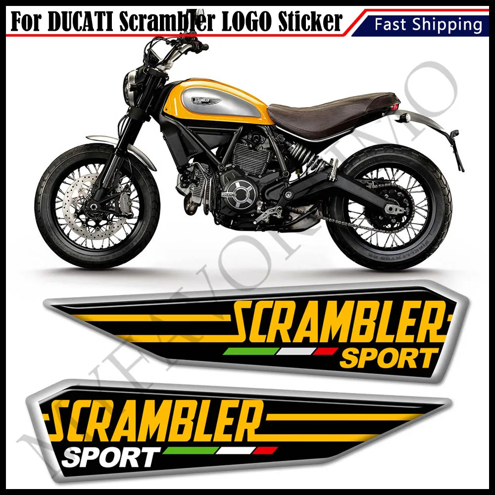 Рисунок 3 - Наклейки на бак для DUCATI Scrambler