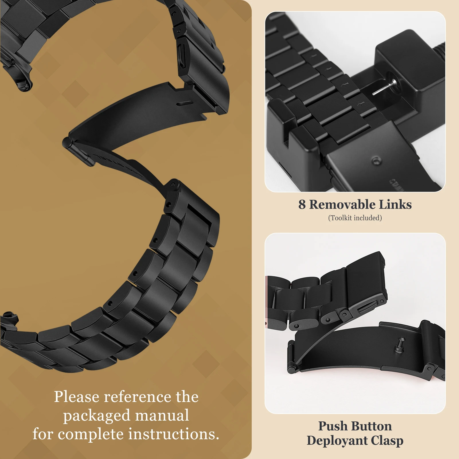 Seamless Metal Strap