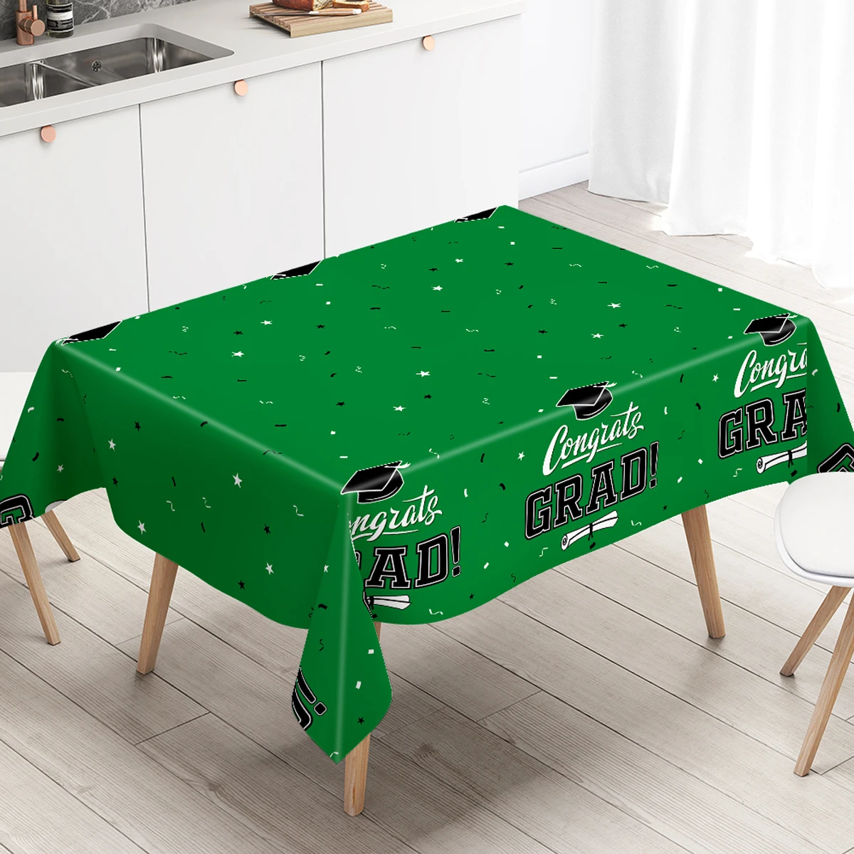 220x130cm Graduation Party Decorations Disposable Tablecloth 2025 Graduation Decors Congrats Grad Party Table Cover Supplies 5