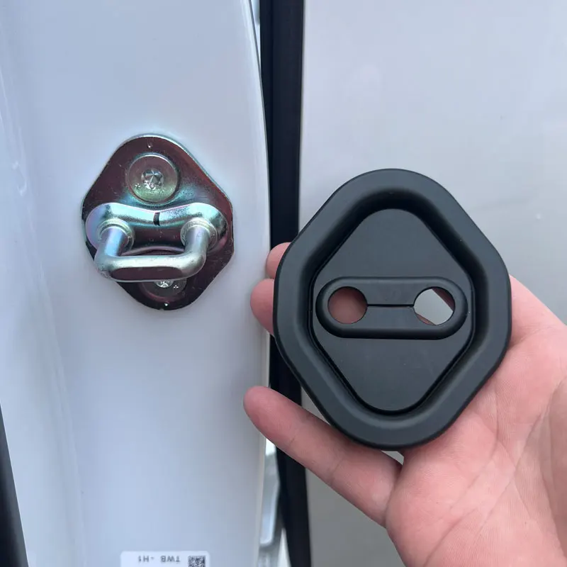 4 Pz/Set Gel Di Silice Car Door Lock Cover Protector Latches Stopper Guard Per Toyota Chr Corolla Camry Rav4 Prius Highlander