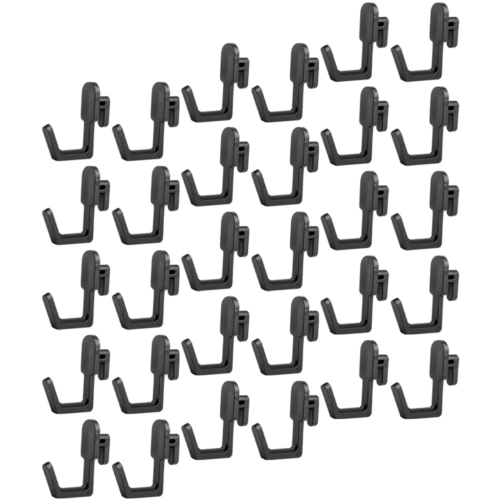 

30 Pcs Peg Board Hook Heavy Duty Pegboard Hooks Accessories for Pegboards J Shaped up Organizer