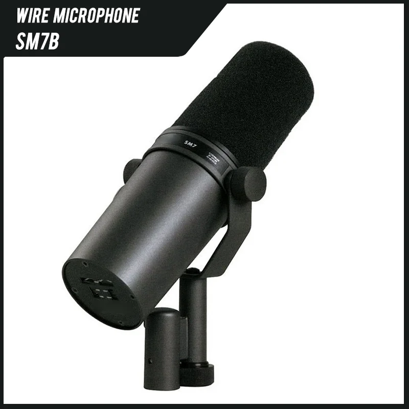 Sm7b Cardioid Vocal Microphone Studio Selectable Frequency Mic Sm7b Microphone Live Recording Podcasting Brocasting For Shure - Microphones - AliExpress