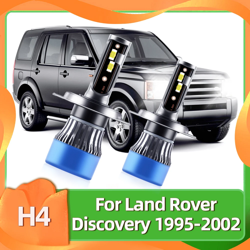 

LSlight 2Pcs H4 LED Car Headlight 15000LM Auto Lamp Lighting For Land Rover Discovery V8 1995 1996 1997 1998 1999 2000 2001 2002
