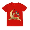 Ramadan&Moon Graphic Print Kids T-shirts Round Neck Boy Girl Tee Tops Short Sleeves T-shirt Summer Sports Child Clothing 5