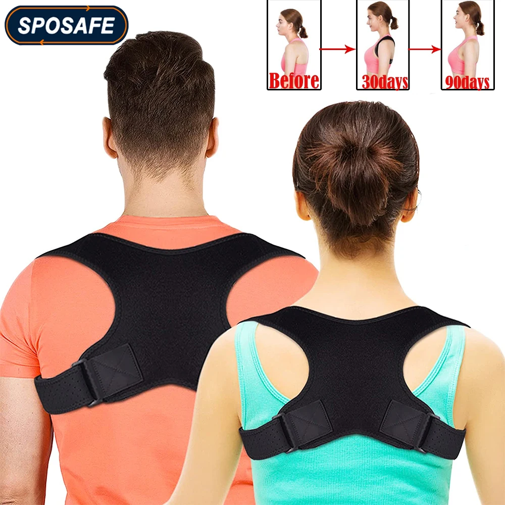 Универсальный Корректор осанки Регулируемый корсет для верхней части спины