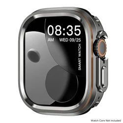 Luxury Metal Bumper Protector Frame for Apple Watch Ultra 49mm (Gray)