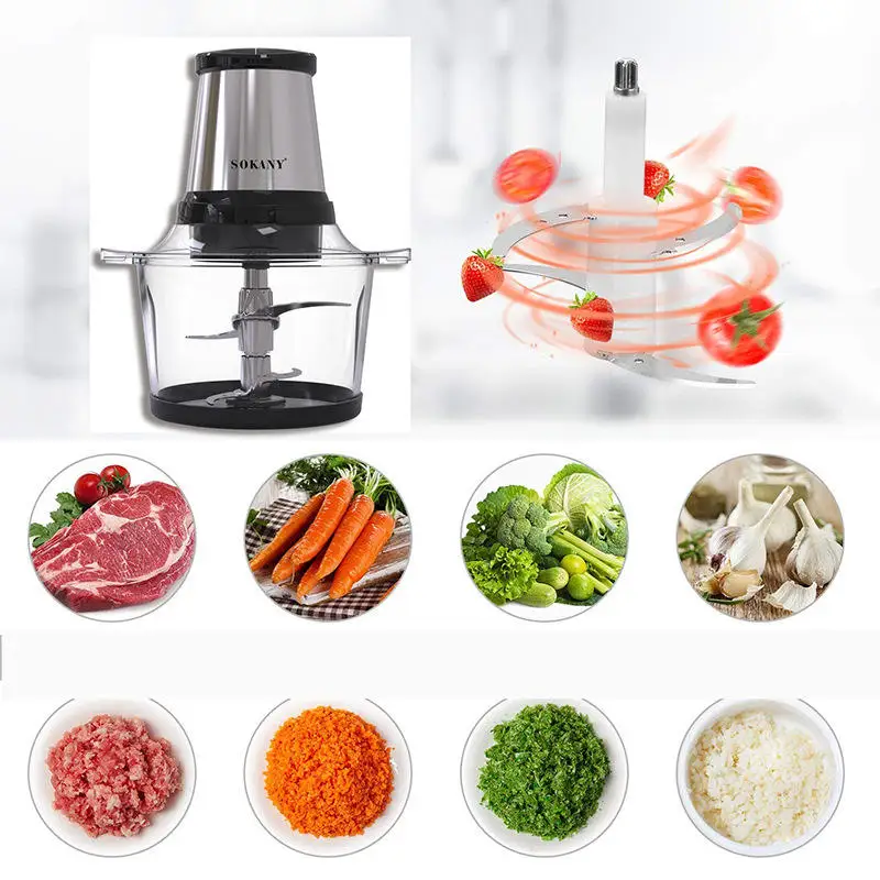 Zhang Xiaoquan 2L Meat Grinder Food Chopper