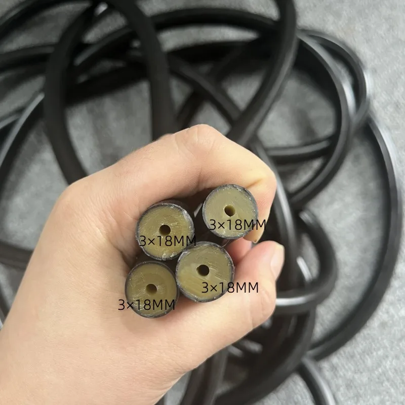 3*18mm Fish Hunting Fish Gun Latex Tube Pure Natural Latex Tape Rubber Band Elastic Tube Rubber Belt for Underwater Fishing fish hunting gun